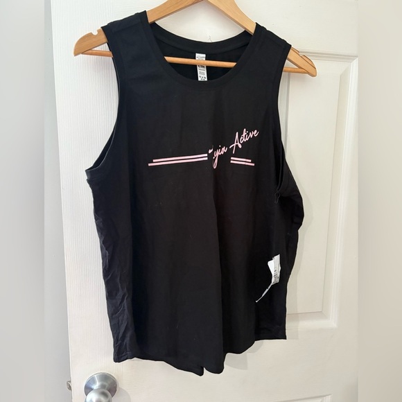 Zyia NWT black pink south beach tank size XXL - Picture 2 of 9